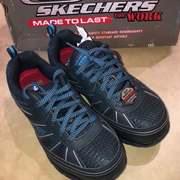 navy skechers size 6